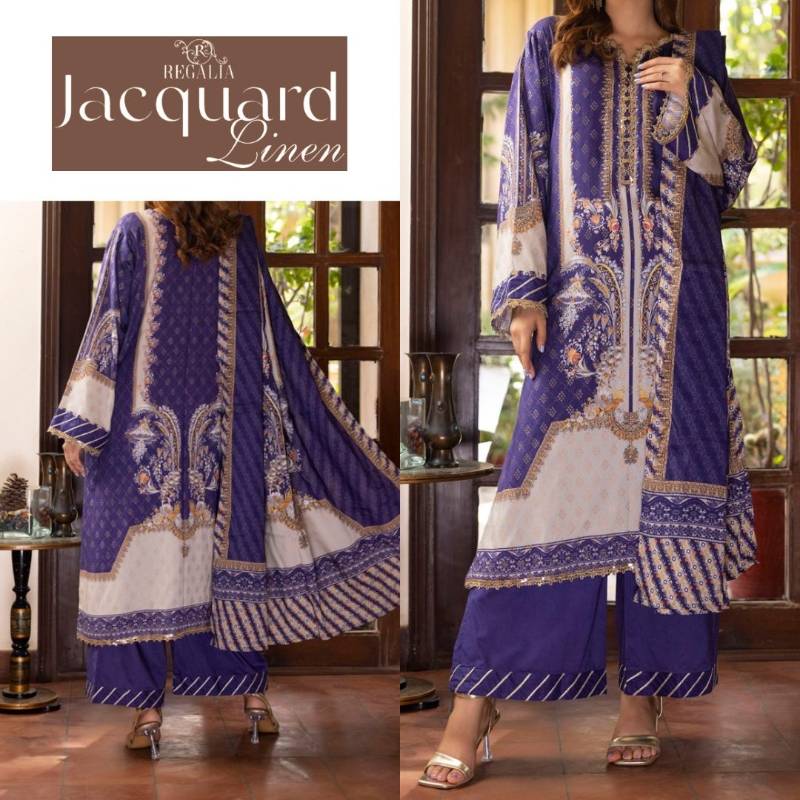Jacquard Linen 3 Piece (1416-005) Regalia