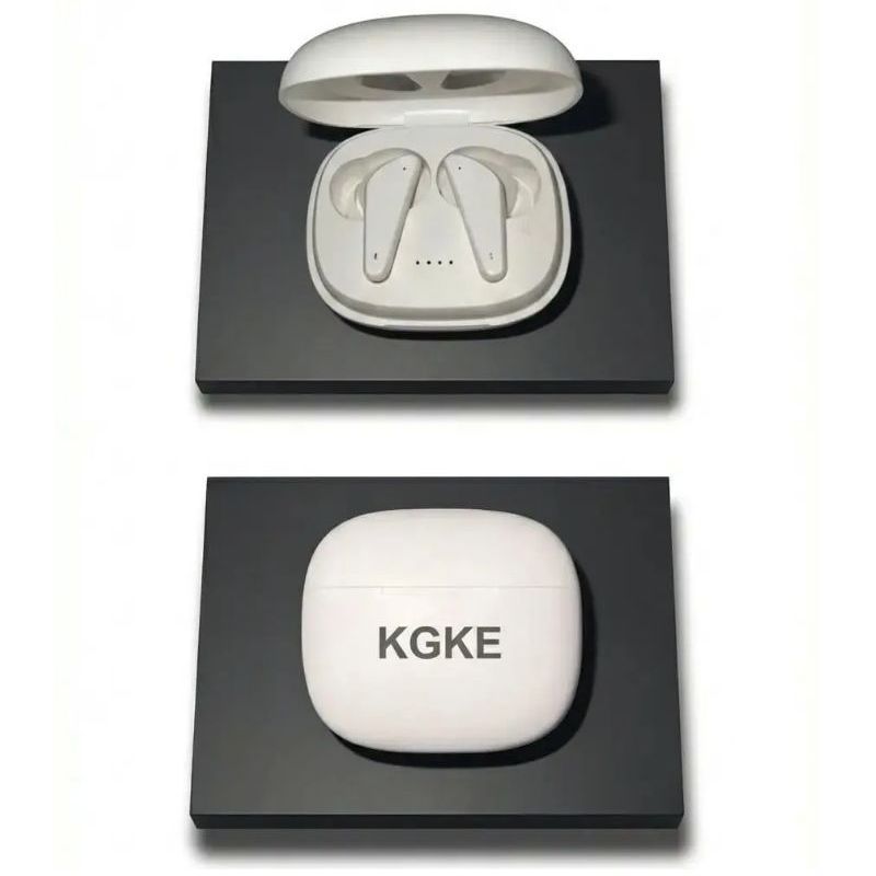 White Long-Lasting Battery Fast Charge Earbuds