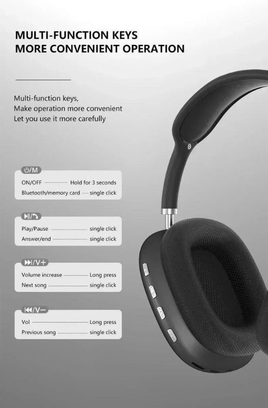 P9 Premium Wireless Headphones