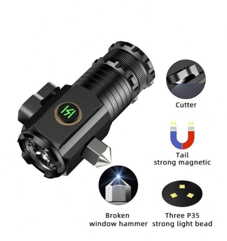 ULTIMATE SURVIVAL GEAR - 5 IN 1 FLASHLIGHT!