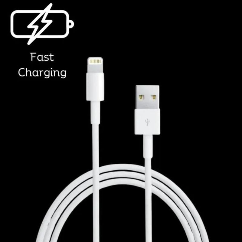40-Inch Lightning White Copper Core Charging Cable