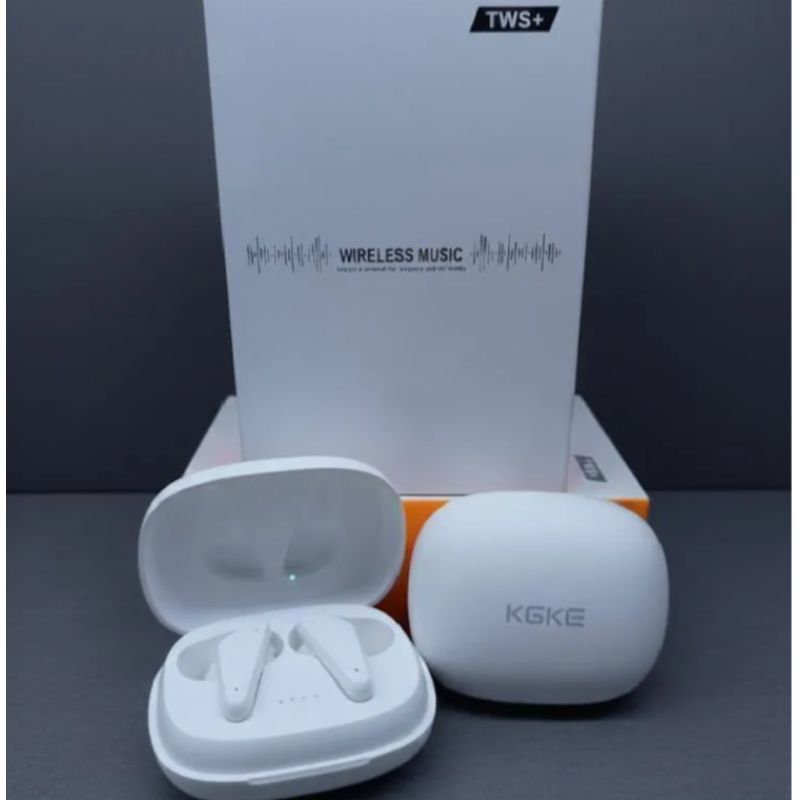 White Long-Lasting Battery Fast Charge Earbuds