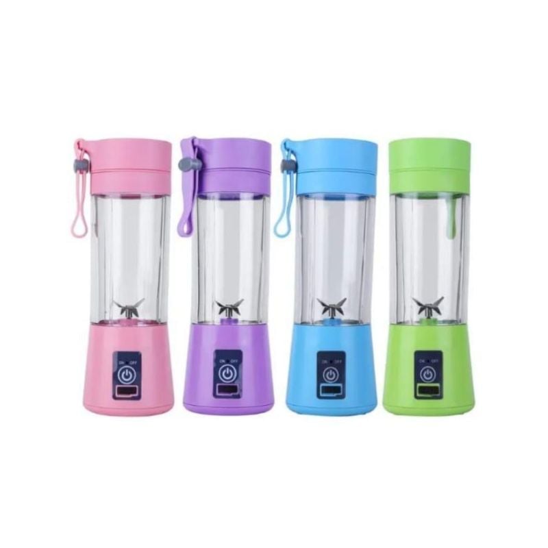 USB Chargeable Juicer Blender (6 Blades - 380 ML