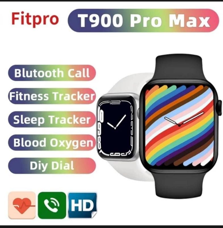 Stylish Smart Watch - Premium Silicone Fitness Tracker (Black, Red & Multicolor)
