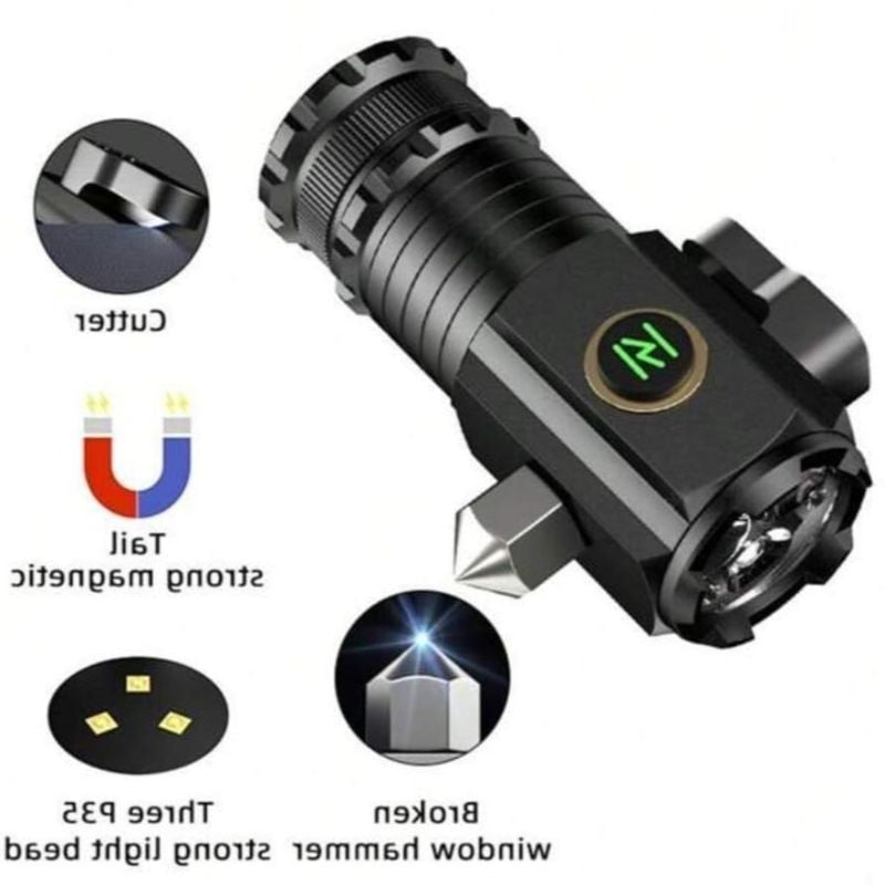 ULTIMATE SURVIVAL GEAR - 5 IN 1 FLASHLIGHT!