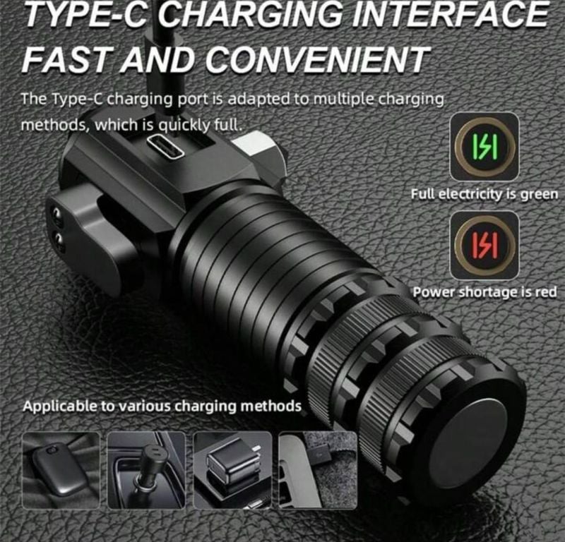 ULTIMATE SURVIVAL GEAR - 5 IN 1 FLASHLIGHT!