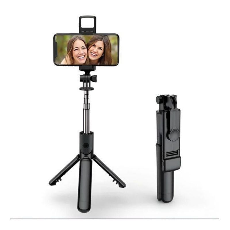 4 in 1 Selfie Stick Tripod with Light & Remote