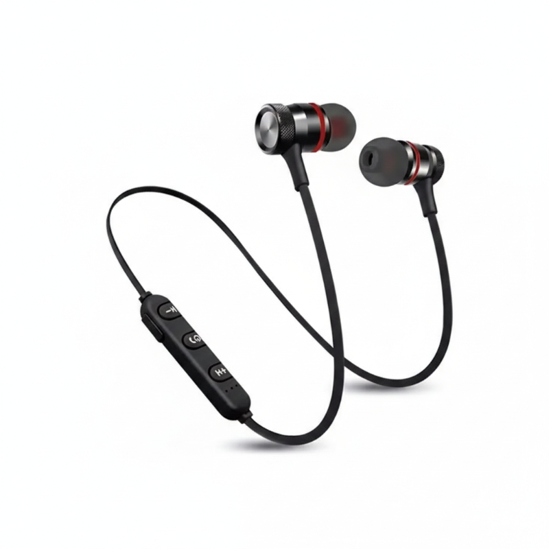 Black 800 Wireless Magnetic Sport Neckband