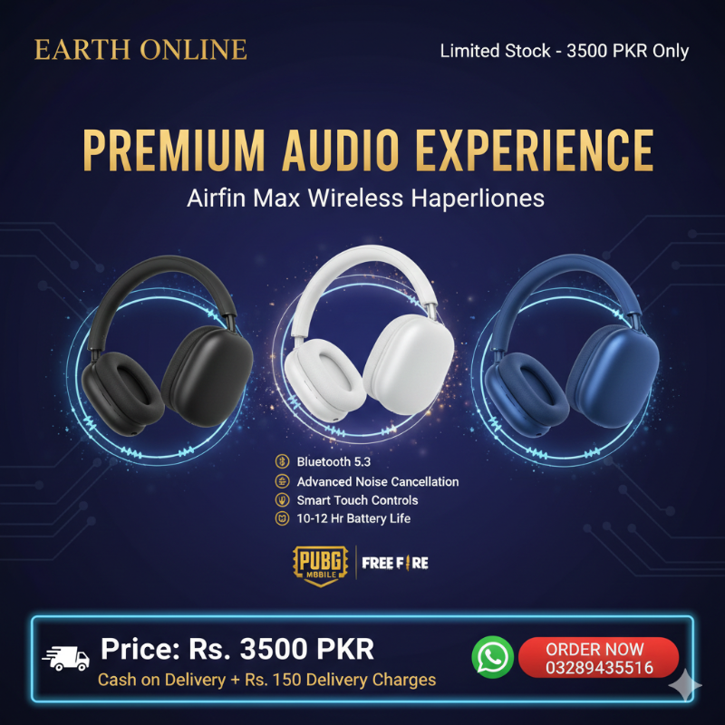 AirPod Max Wireless Over-Ear Headphones - Premium Audio Experience