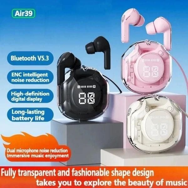 🎧 Air 39 Wireless Earbuds - Crystal Clear Sound (Bluetooth 5.3)