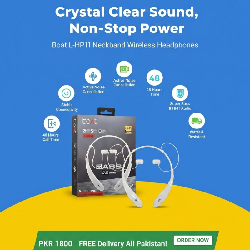 White Clear Voice 11 Wireless Headphones