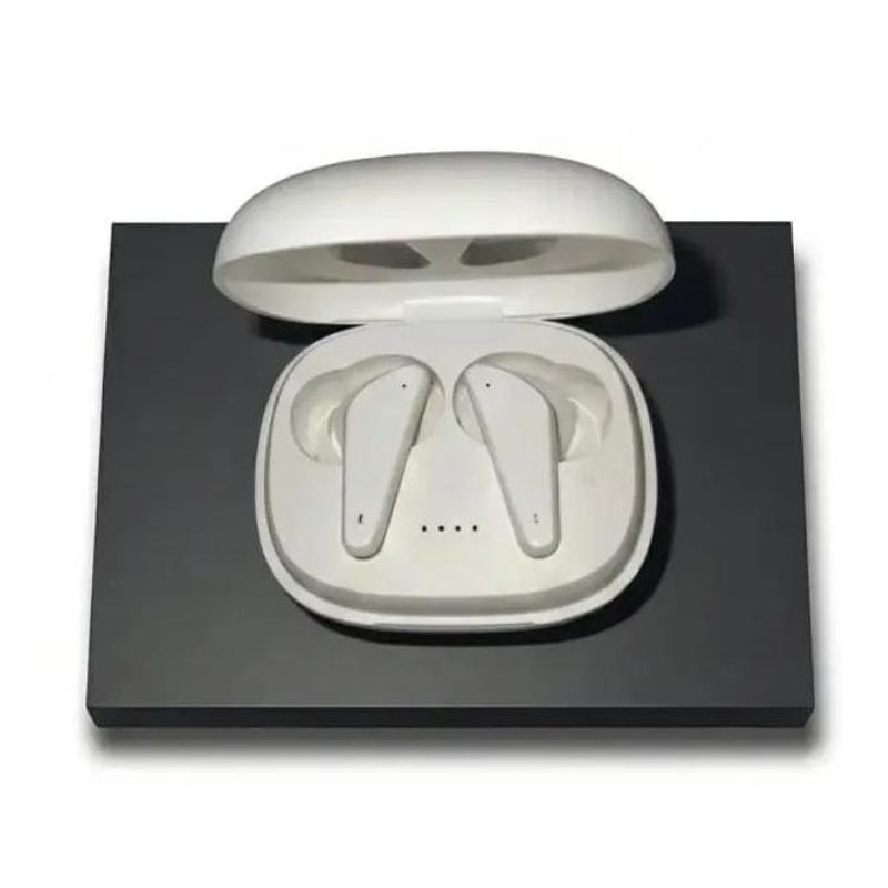 White Long-Lasting Battery Fast Charge Earbuds