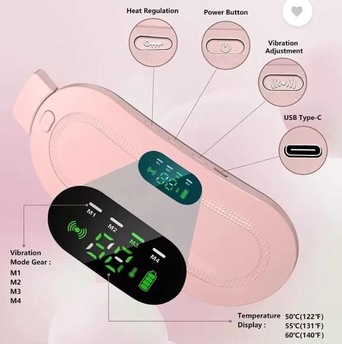 Cramp Heating Belt with Digital Control