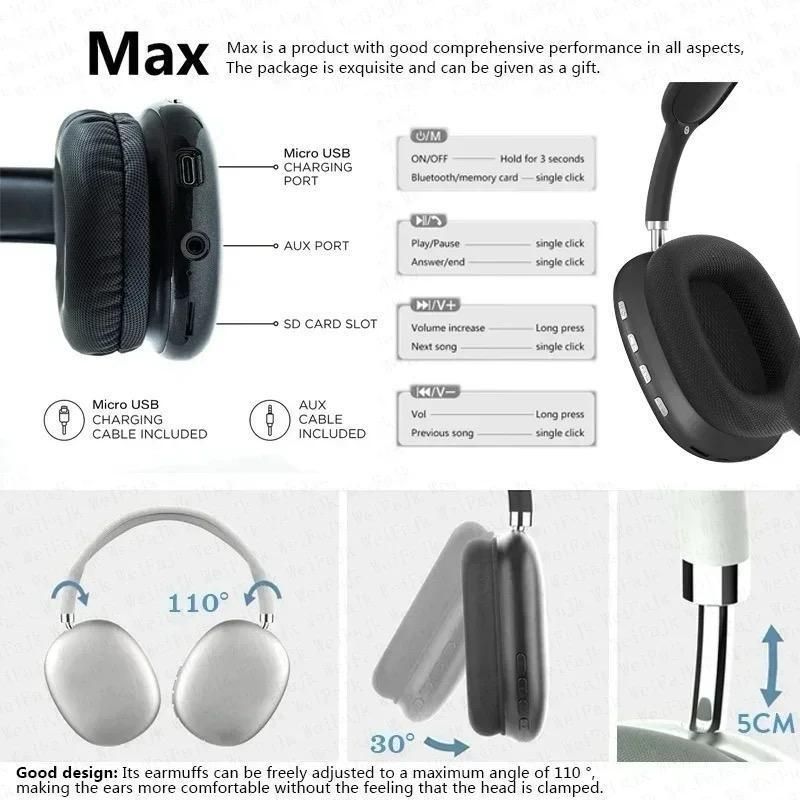 P9 Premium Wireless Headphones