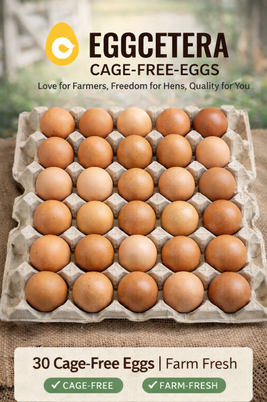 Cage Free Eggs - Pack of 30