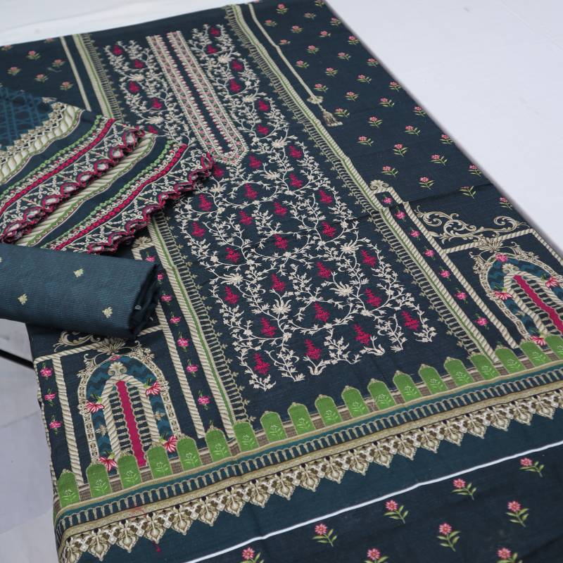 Salina by Regalia Khaddar Cutwork (1438-001) Regalia
