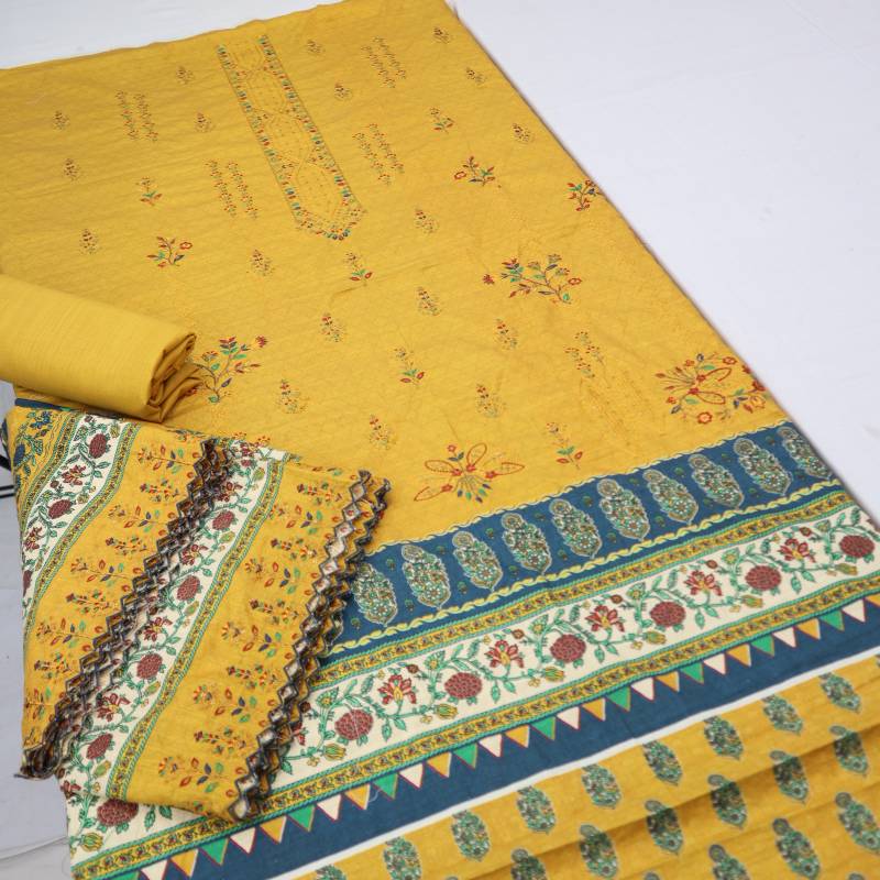 Khaddar Embroidery Cutwork (1437-005) Bin Saeed