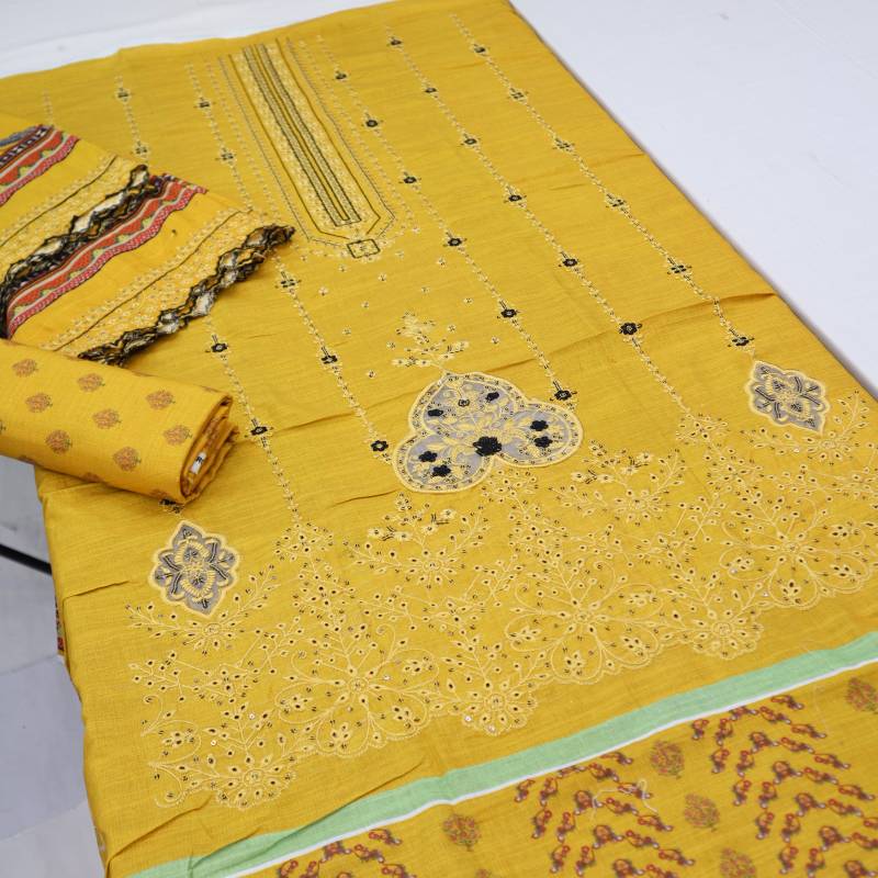 Salina Khaddar Cutwork (1438-005) Regalia