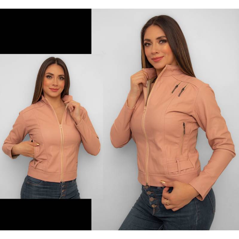 chaqueta en cuerina para mujer 
3187731415
ALTO IMPACTO