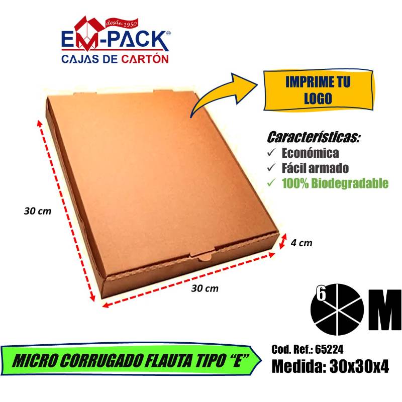 25 Cajas Pizza
MEDIANA "ECONÓMICA"