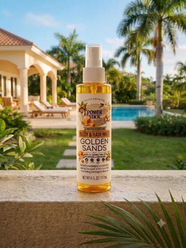 FRAGANCIA PARA EL CUERPO Y CABELLO  MIST GOLDEN SANDS
