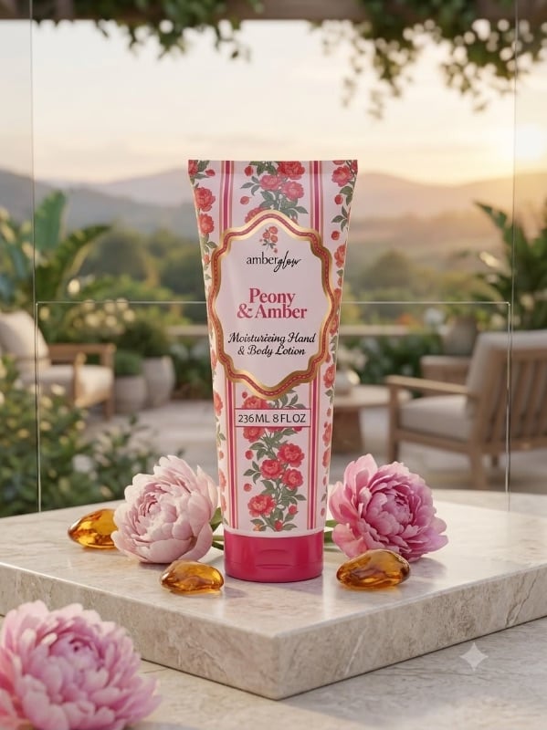 CREMA DEL CUERPO PEONY Y AMBER