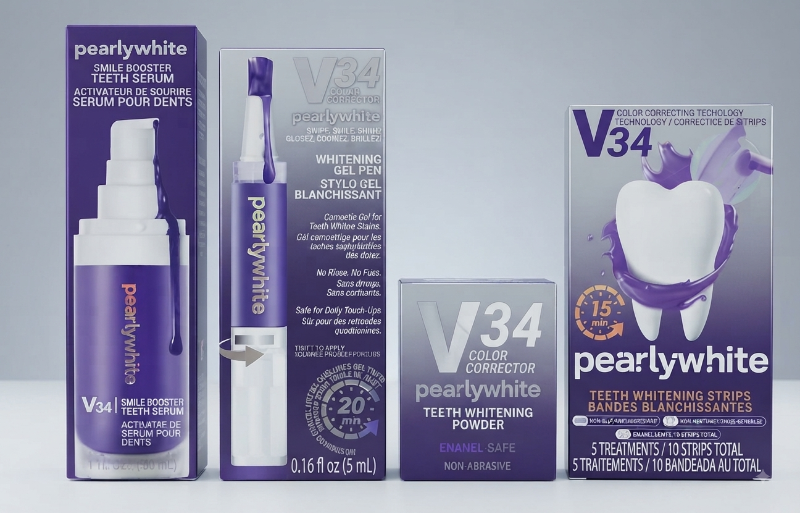 SET DE BLANQUEAMENTO DENTAL 4 PASOS