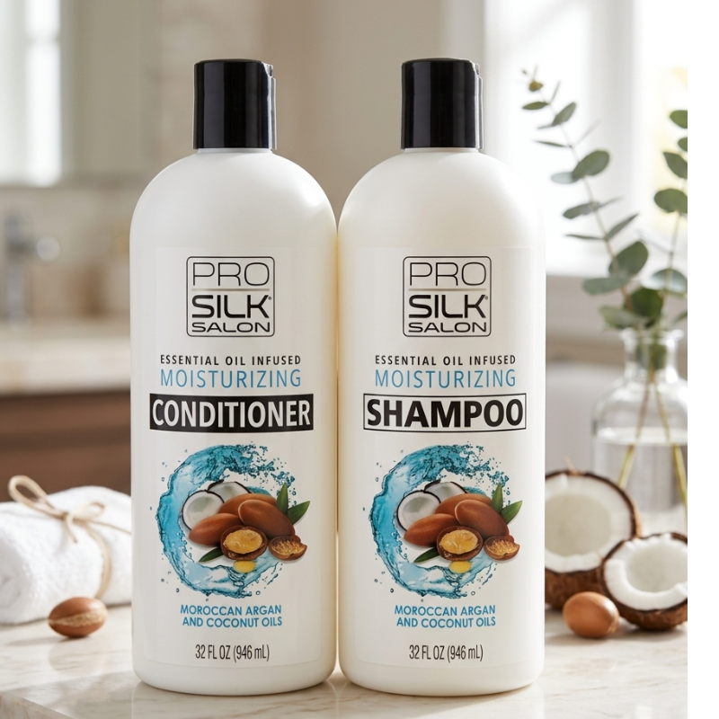 SET DE RINSE SHAMPOO  MORROCAN OILS ARGAN COCO
