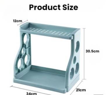 2 Layer Multi-Function Kitchen Shelf