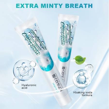 Japanese Hyaluronic Acid Dual-Effect Whitening Toothpaste