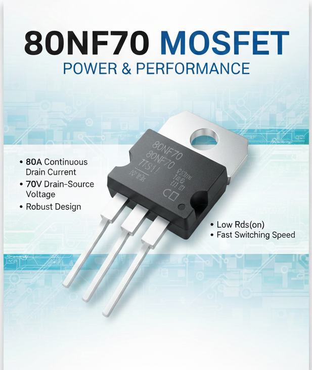 MOSFET 80NF70