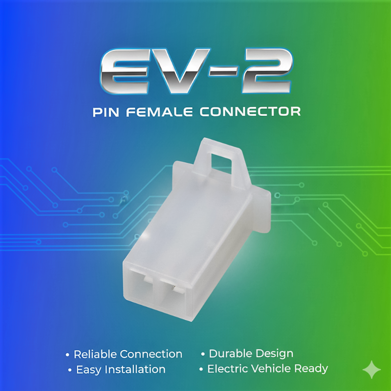 ev-2 PIN FEMALE CONNECTOR - PACK OF 10