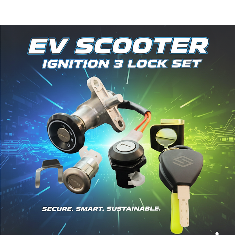 EV Scooter Ignition 3 Lock set Vespa