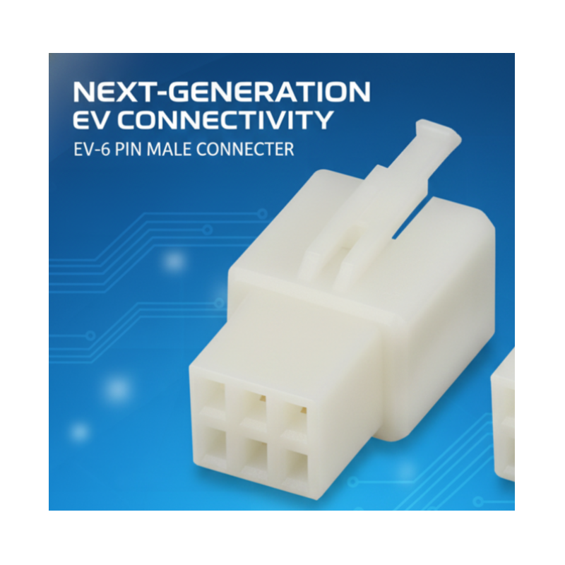 ev-6 PIN MALE CONNECTOR - PACK OF 10