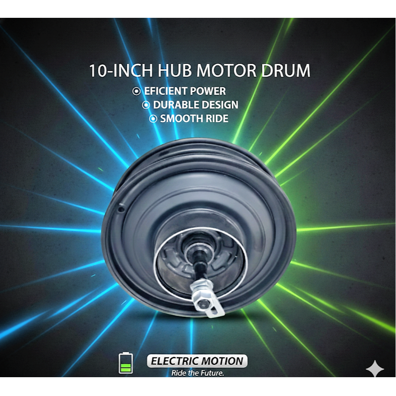 ev-HUB MOTOR DRUM - 10 INCH