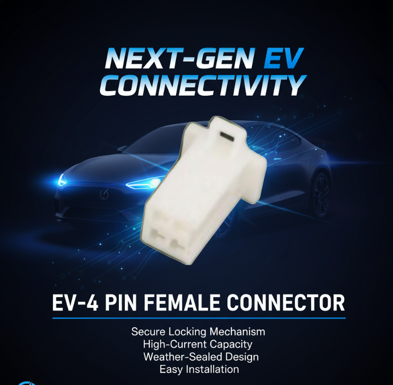 ev-4 PIN FEMALE CONNECTOR - PACK OF 10