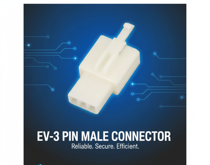 ev-3 PIN MALE CONNECTOR - PACK OF 10