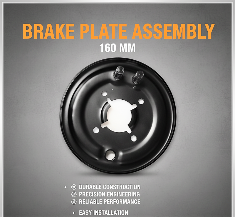 BRAKE PLATE ASSEMBLY 160 MM