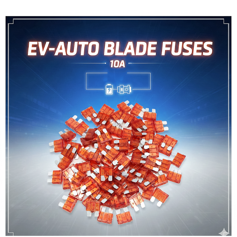 ev-Auto Blade Fuses 10A -100 PCS BOX