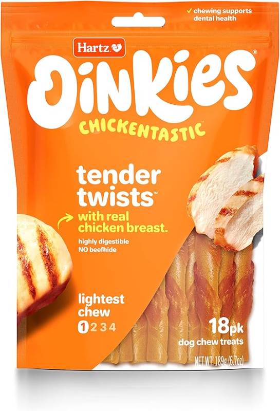 OINKIES TENDER TWISTS 18PK