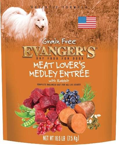 EVG DOG GF MEAT LOVR MEDLEY W/RABBIT (ORANGE)