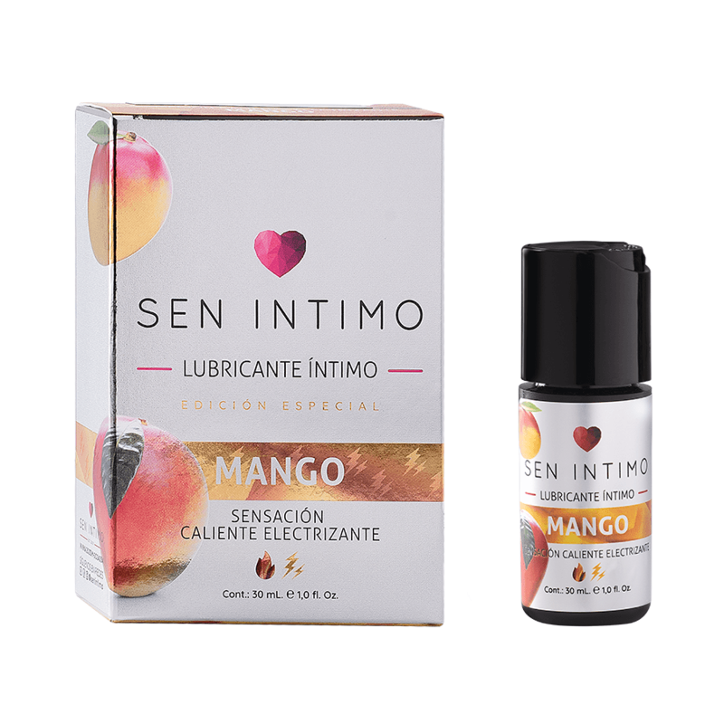 Lubricante Mango Sensación Caliente electrizante 30mL