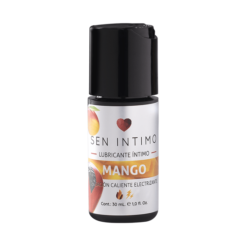 Lubricante Mango Sensación Caliente electrizante 30mL