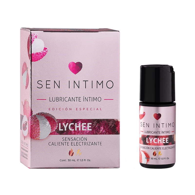Lubricante Lychee Sensación Caliente electrizante 30mL