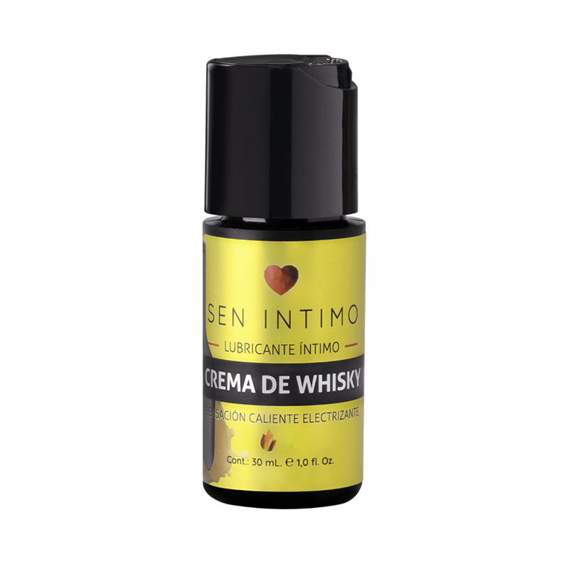 Lubricante Crema de Whisky Sensación Caliente electrizante 30mL
