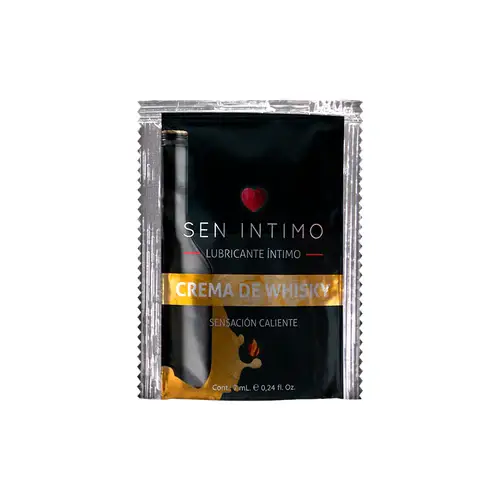 Lubricante Caliente Crema de Whisky 7ML
