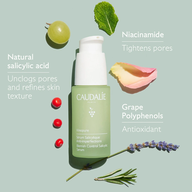 CAUDALIE VINOPURE BLEMISH CONTROL SALICYLIC SERUM - 30 ML