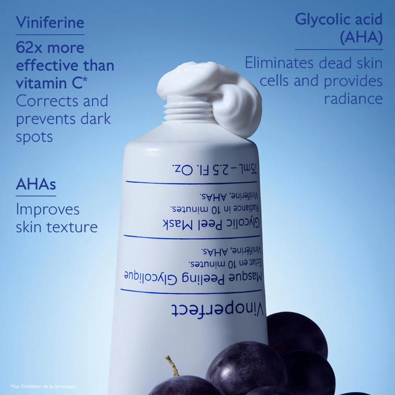 CAUDALIE CAS VINOPERFECT GLYCOLIC PEEL MASK - 75 ML