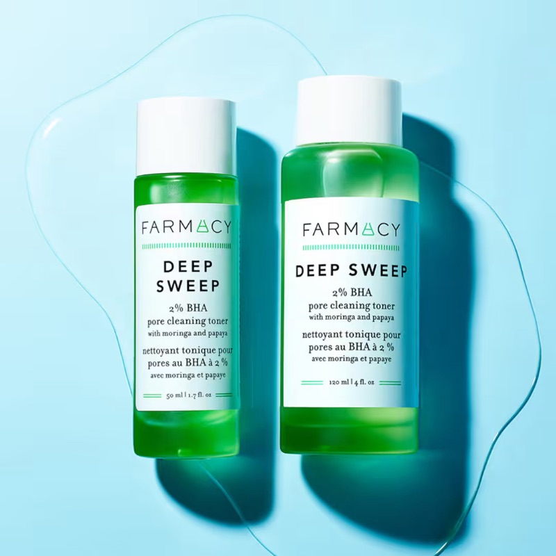 FARMACY DEEP SWEEP 2% BHA PORE CLEANING TONER WITH MORINGA + PAPAYA 50ML