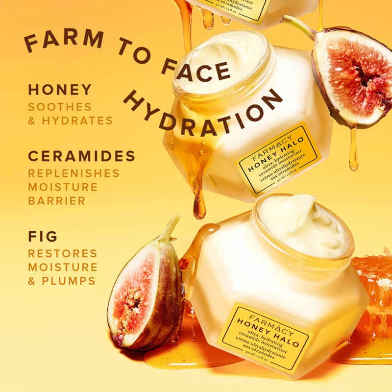 FARMACY HONEY HALO ULTRA-HYDRATING CERAMIDE MOISTURIZER 25ML